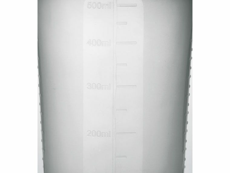 カップ付シェイカーボトル500mlの目盛り