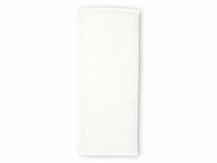 泉州こだわりの高吸水フェイスタオルを広げた画像