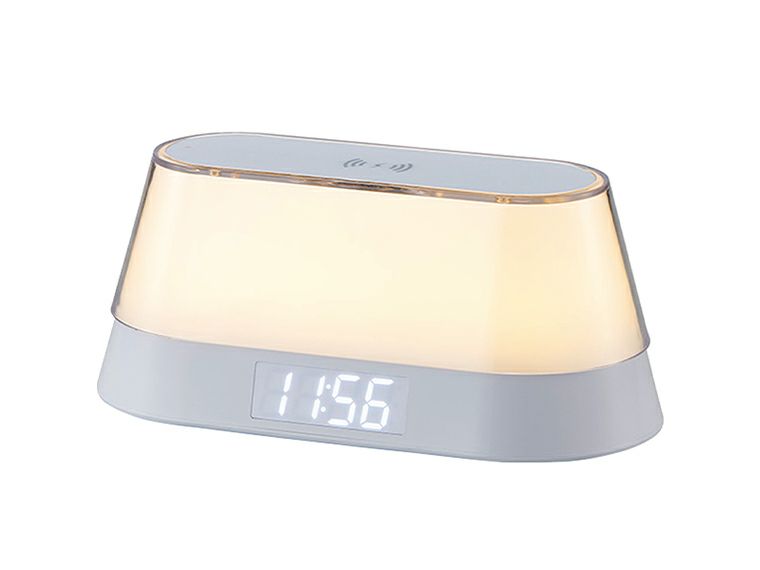 ワイヤレススピーカー,ワイヤレス充電クロック（ナイトライト付）