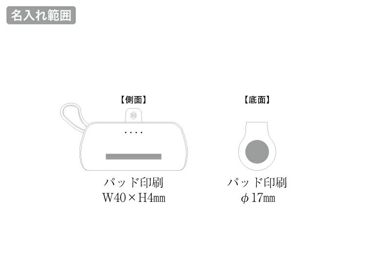 ダイレクトモバイルチャージャー5000名入れ範囲