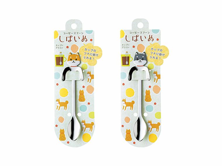 コーヒースプーン　しばいぬの台紙付