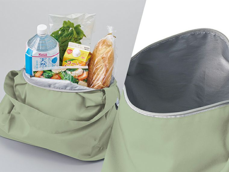 クルリト　コンパクトクーラーショルダーバッグ使用イメージ