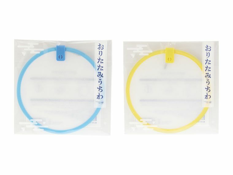 おりたたみうちわのパッケージ