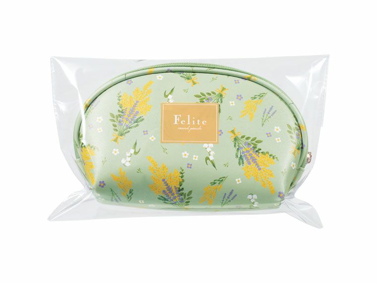 フェリテ　ラウンドポーチのパッケージ