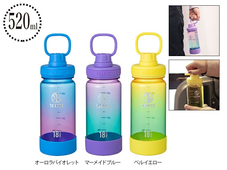 タケヤ デュラブルボトルグラデーション520ml