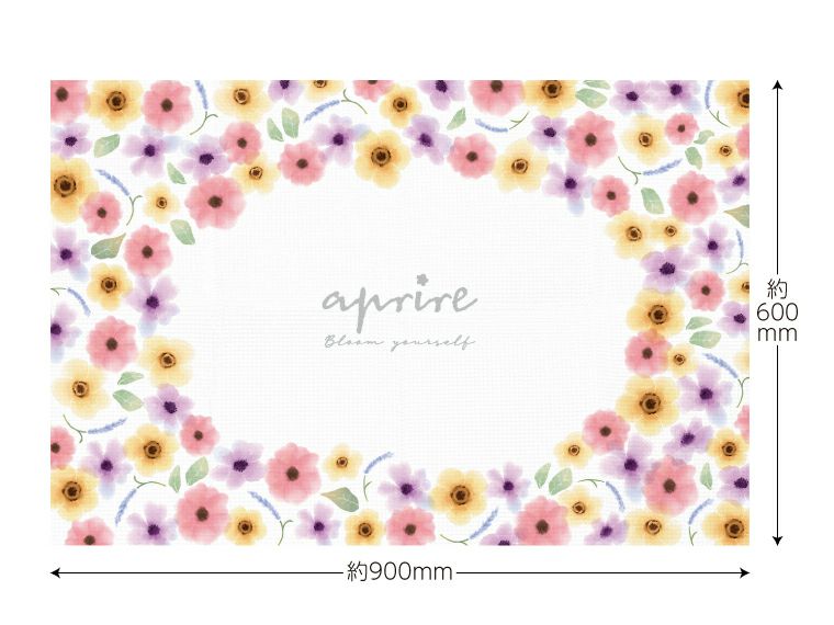 キャプテンスタッグ アプリール ソフトクッションレジャーシート90×60cm商品サイズ