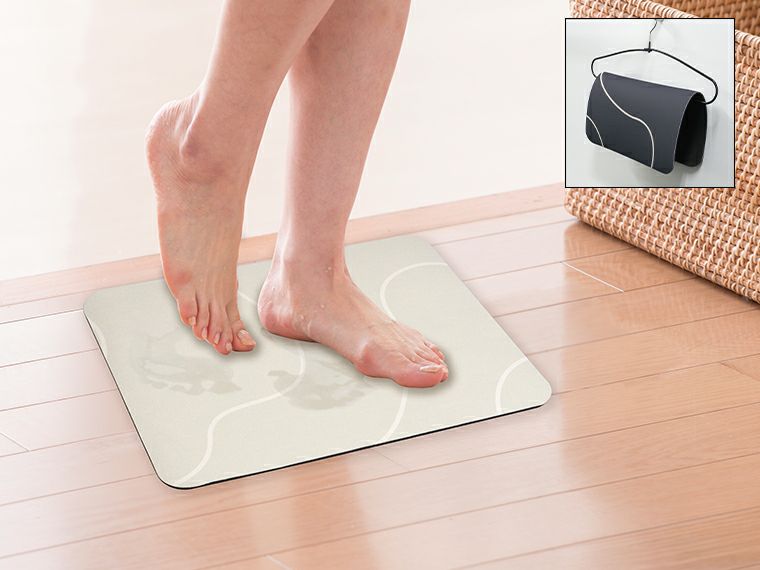 ファイン SOFTNA 珪藻土パウダー入りバスマット ミニ