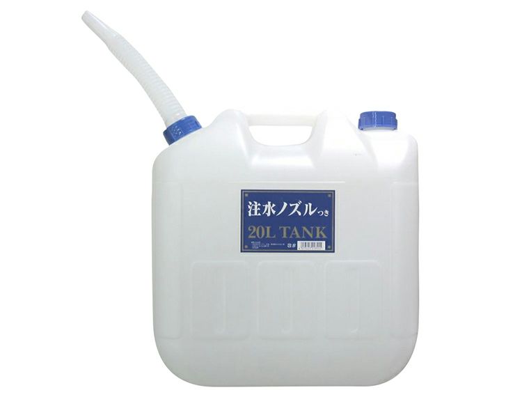 プラテック ノズル付水缶 20L