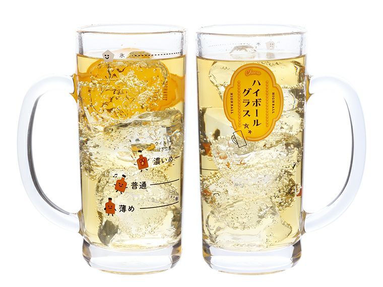 東洋佐々木ガラス 目安つきハイボールジョッキ 435ml使用イメージ
