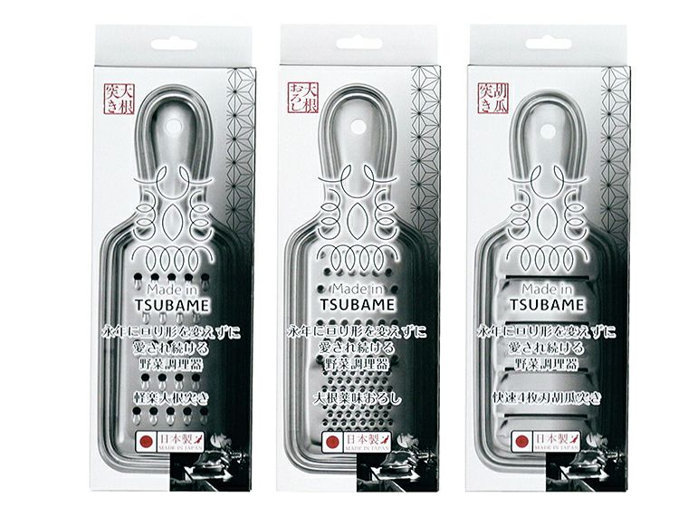 Made in TSUBAME認定　永年に亘り形を変えずに愛され続ける野菜調理器パッケージ姿