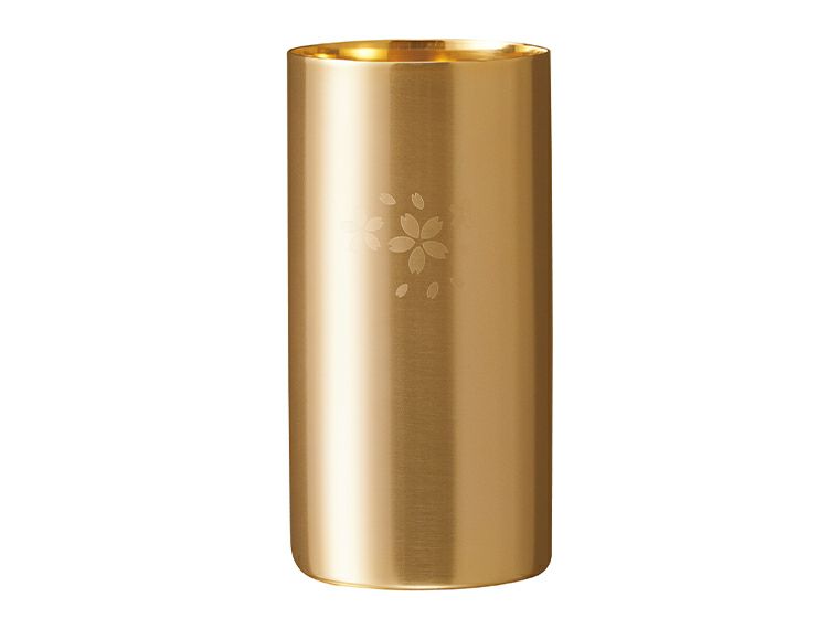 金の贅「桜」 ステンレスW構造ハイボールタンブラー 380ml