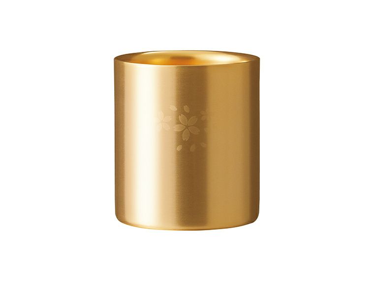 金の贅「桜」 ステンレスW構造タンブラー 小 250ml