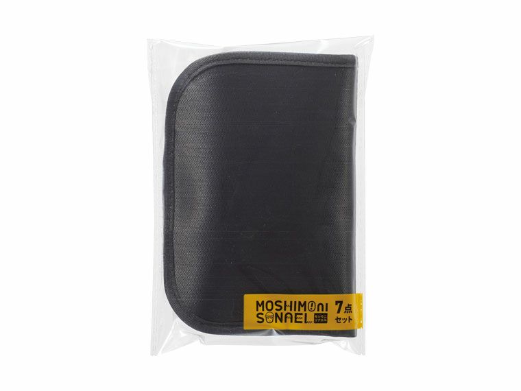 モシモニソナエル　防災ポーチ7点セットのパッケージ