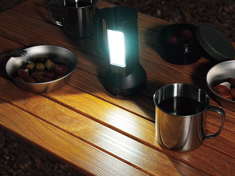 縦置きライト点灯