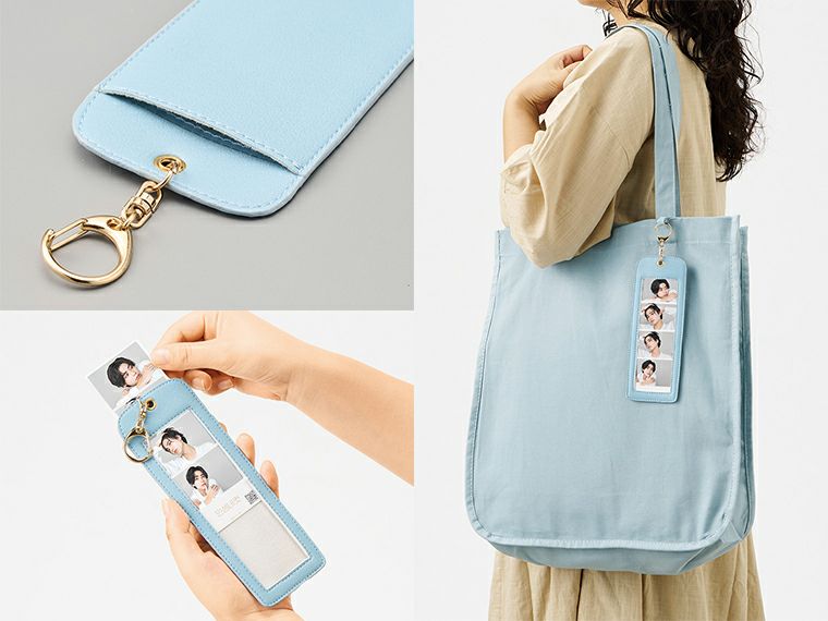 ４カットフォトキーホルダー使用イメージ