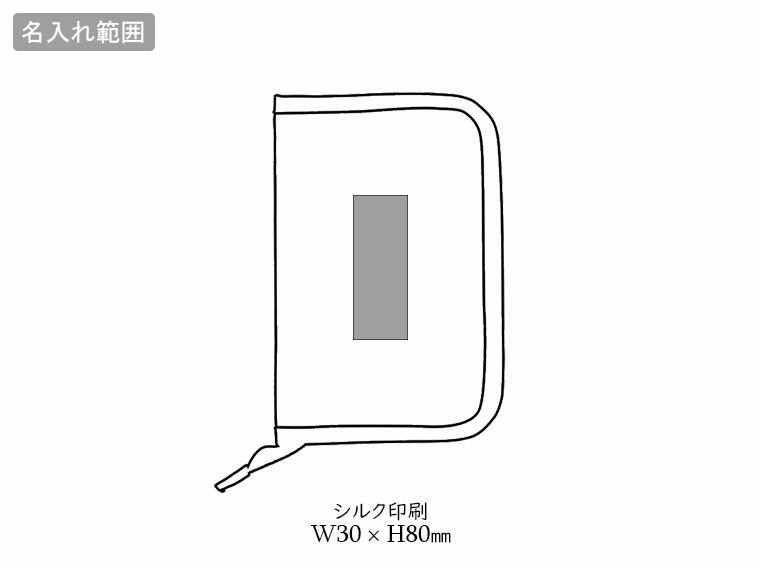 ソナえーる 防災マルチポーチ7点セットの名入れ範囲