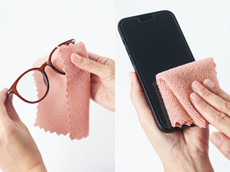 サッと使えるお掃除クロス10枚組使用イメージ