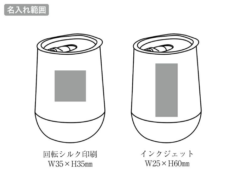 蓋付ダブルウォールタンブラー名入れ範囲