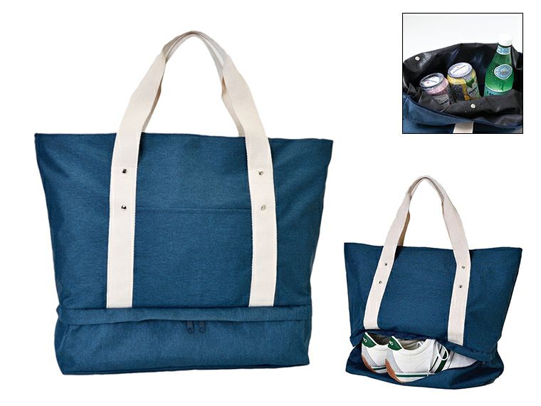 ビッグトートバッグ2層式