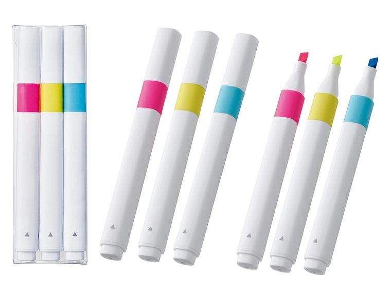 蛍光ペン３本セット商品イメージ