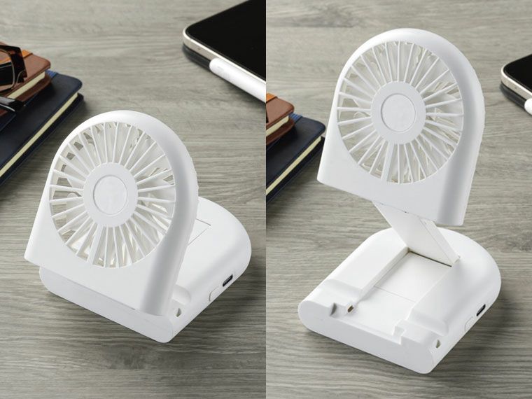 デスクファンとして使用