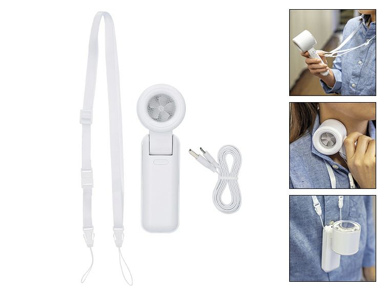 アイスプレート付ハンディファン