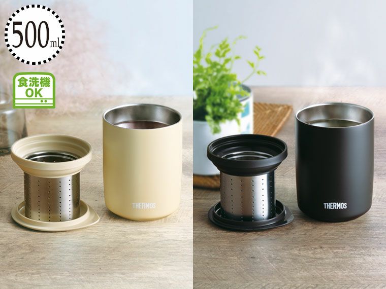 サーモス(THERMOS)JTB-500FI真空断熱ティータンブラー500ml
