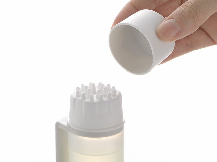 キャップ付きシリコンブラシ