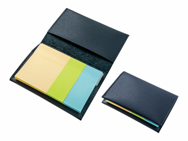 PREMO リサイクルレザーフセン付カードケース