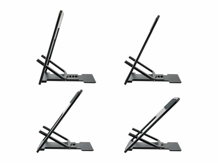 スタンドの角度4段階