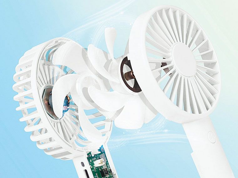 2枚羽でパワフル風量