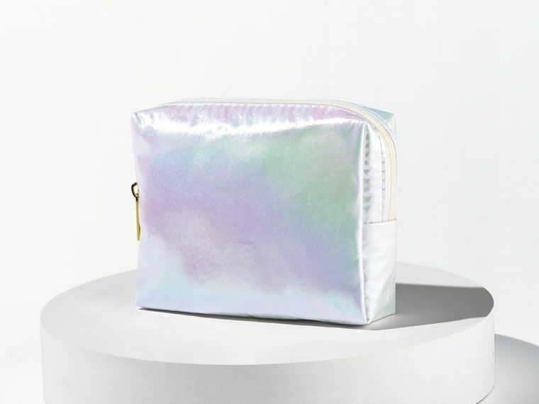 オーロラシャイニー・スクエアポーチ