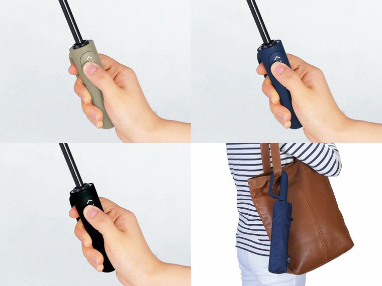 持ち手部分jとバッグに携帯