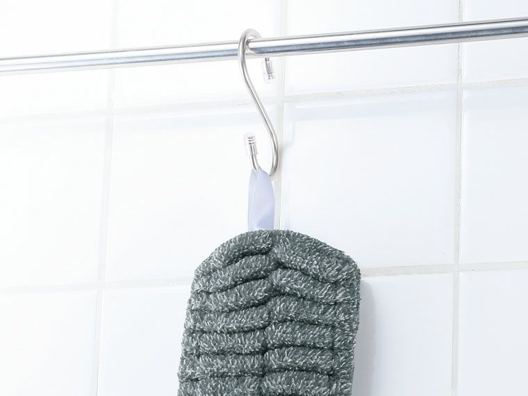 フックにループが掛けられます