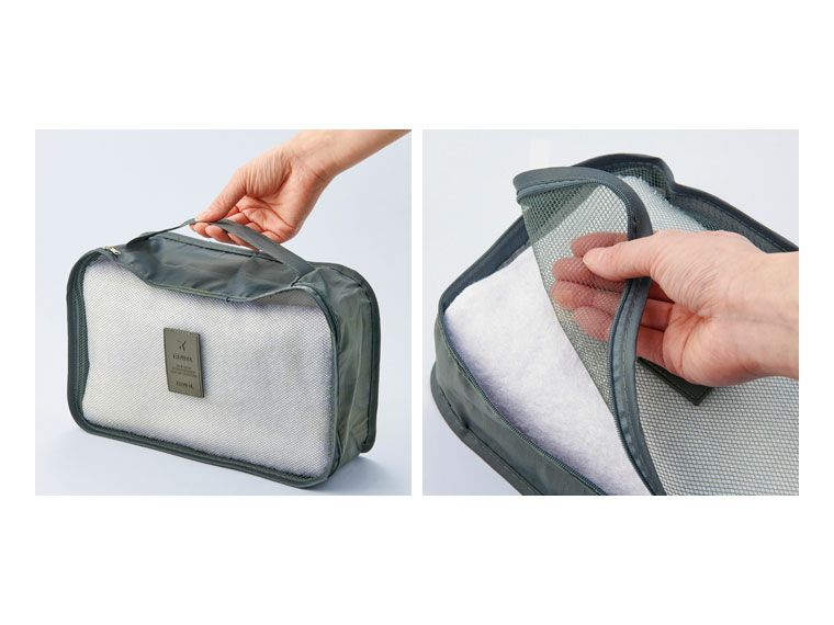 持ち手とメッシュ部分