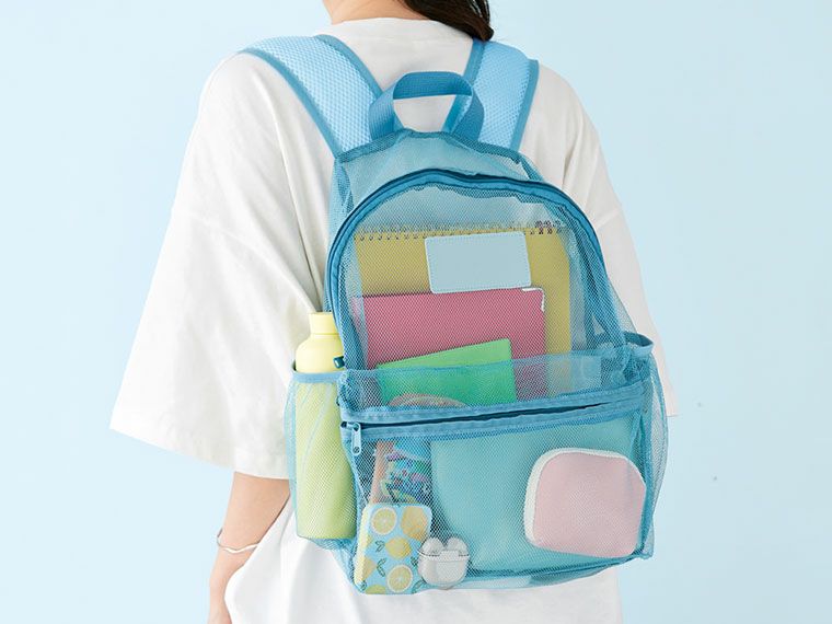 通気性抜群！メッシュリュックサック