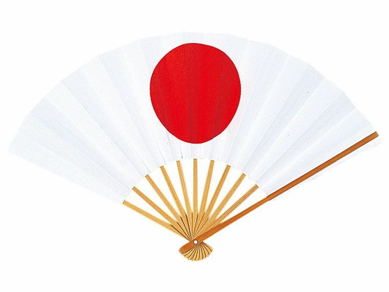 イベント扇子　日の丸（両面）