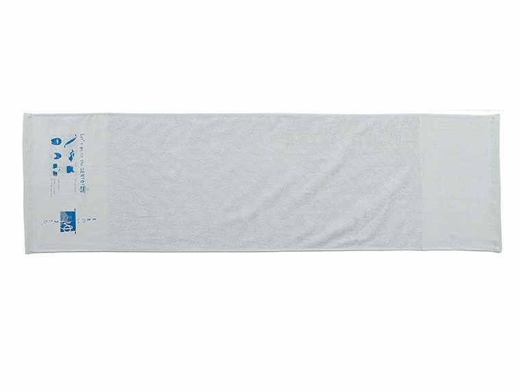 銭湯タオル　ライトグレー
