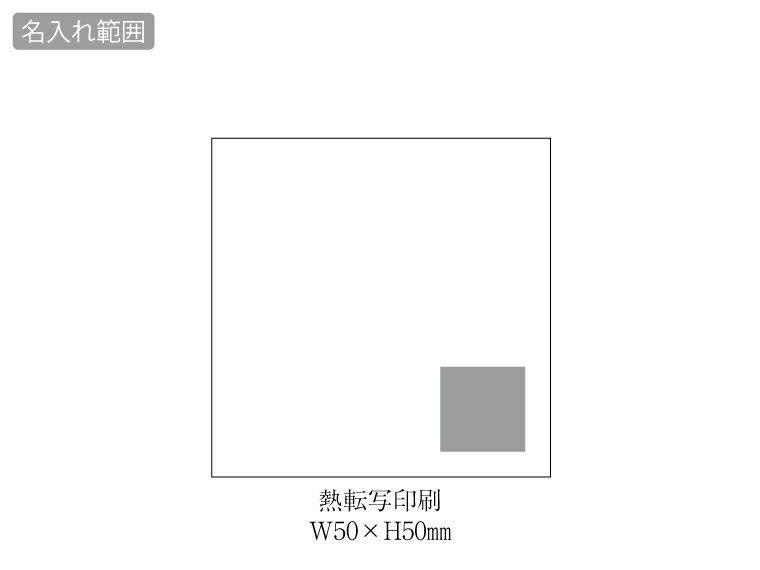 今治ミニハンカチ・ココレの名入れ範囲