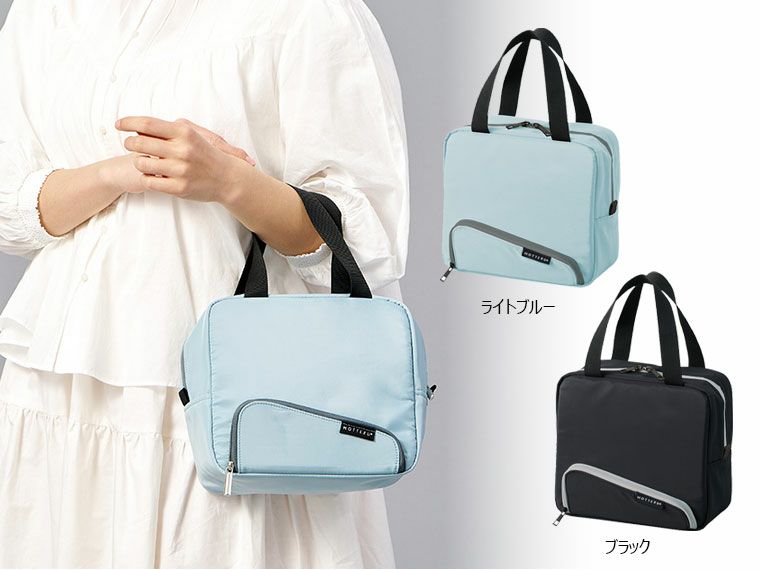 スマホが立てられるクーラーランチバッグ