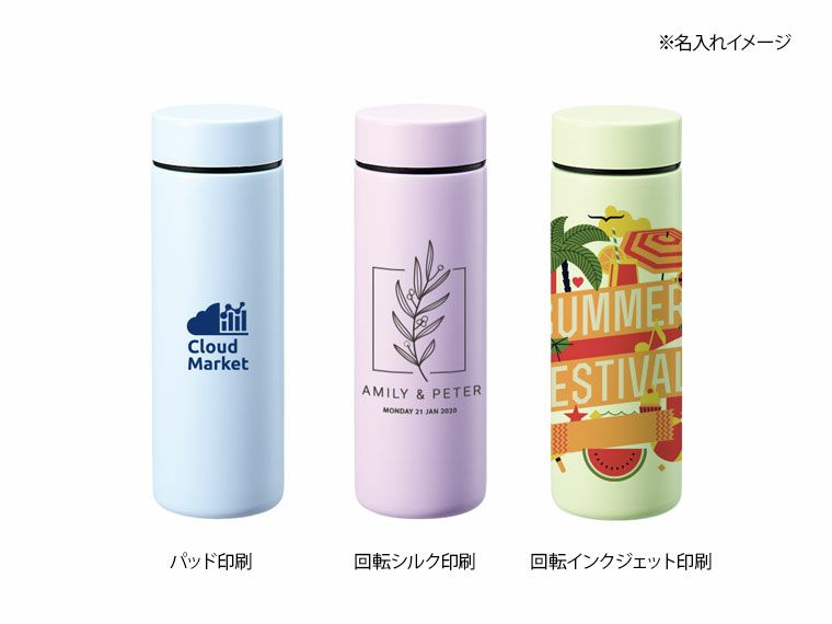 ポケットサーモボトル１３０ｍｌ ｖｅｒ．２の名入れイメージ