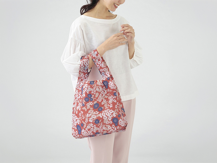 ルッテ／花柄エコバッグ