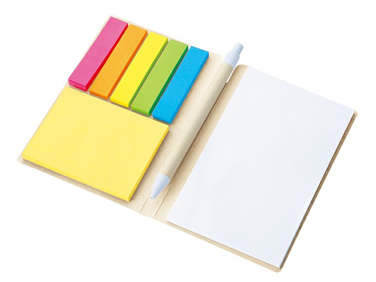 牛乳パック手帳型付箋セット（ボールペン付き)商品画像