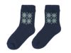 アーガイル 裏起毛あったかソックス商品画像