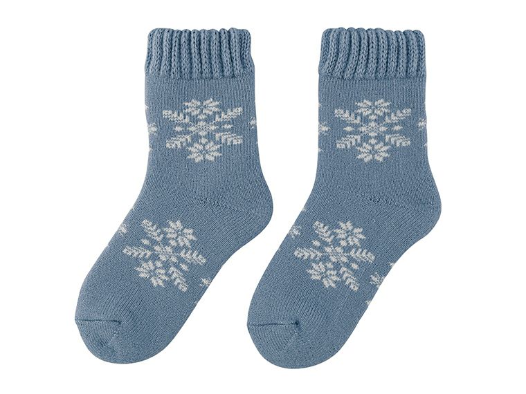 スノーフレーク 裏起毛あったかソックス商品画像