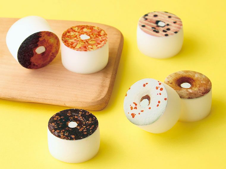 ちいさな幸せ スイーツメラミンスポンジ６個組