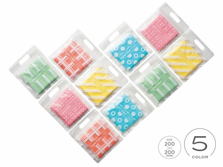 ライトカラー ハンカチタオル