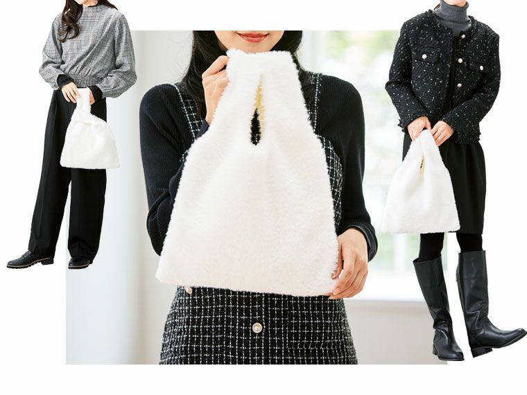 モフリー ファーバッグ