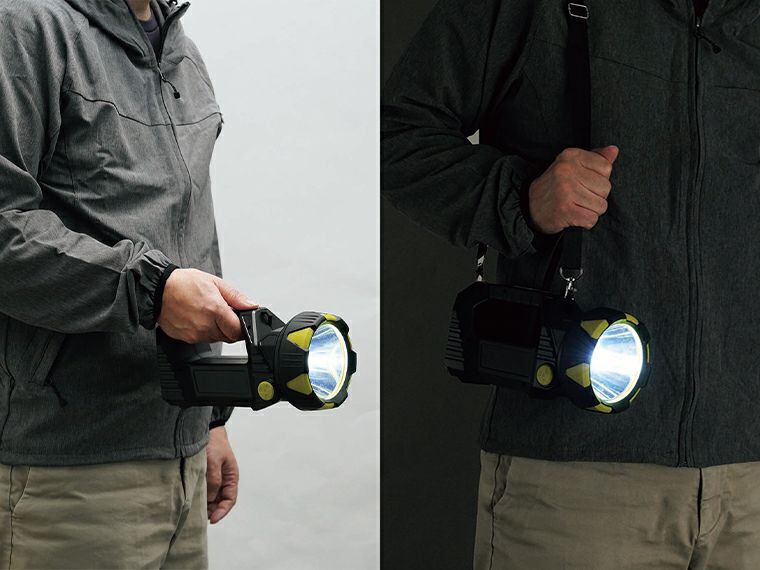 XFｰ22 クロスグランド多機能ハイパワーライト 使用イメージ