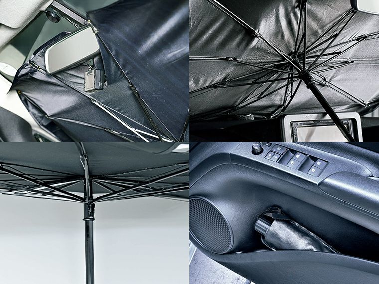 CA-02 ワンタッチ折りたたみカーサンシェードＬ 商品イメージ